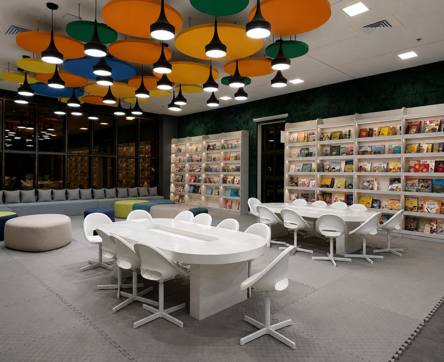Modern Saudi learning and library space
